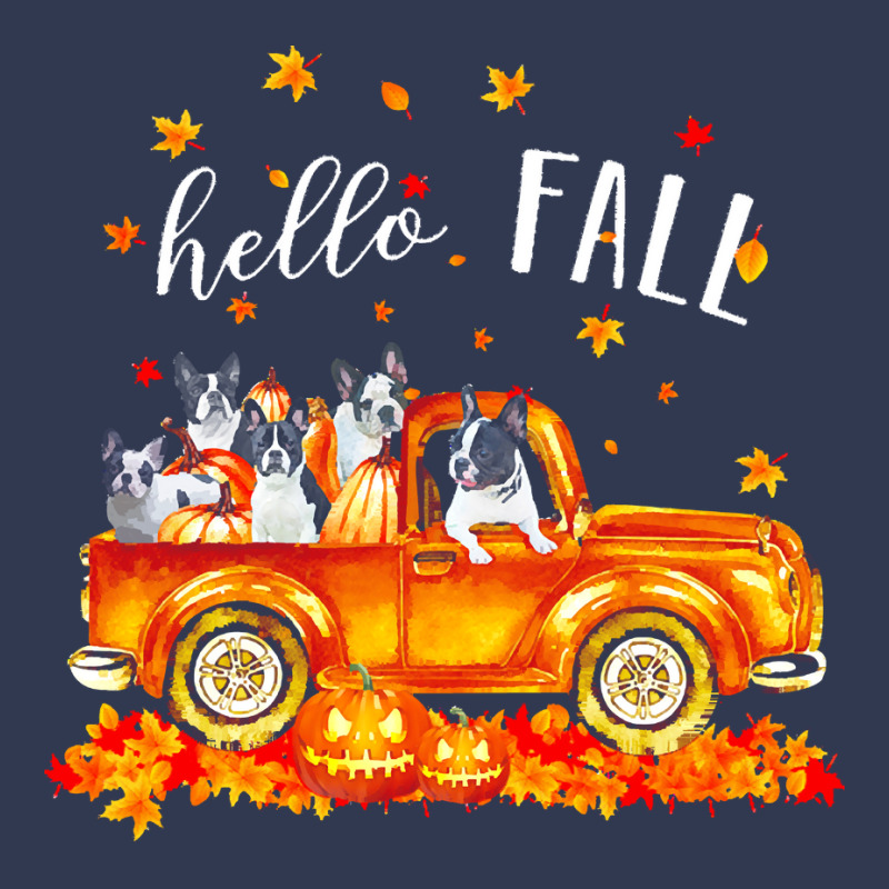 Hello Fall Frenchie In Car Autunm T  Shirt Frenchie Hello Fall   Frenc Basic T-shirt | Artistshot