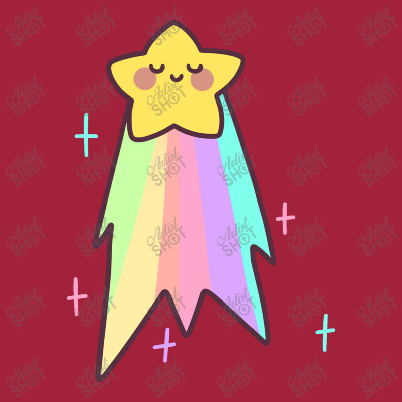 Rainbow Shooting Star Basic T-shirt | Artistshot