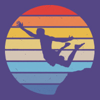 Scuba Diving T  Shirt Cliff Diving Silhouette On A Distressed Retro Su Basic T-shirt | Artistshot