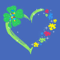 St Patricks Day Autism Awareness Heart T  Shirt Funny Autism St Patric Basic T-shirt | Artistshot