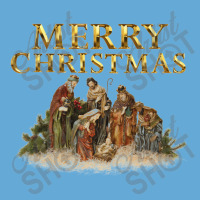 Merry Christmas Nativity Scene Basic T-shirt | Artistshot