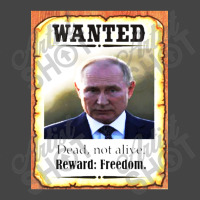 Wanted Vladimir Putin Dead Not Alive Reward Freedom Basic T-shirt | Artistshot