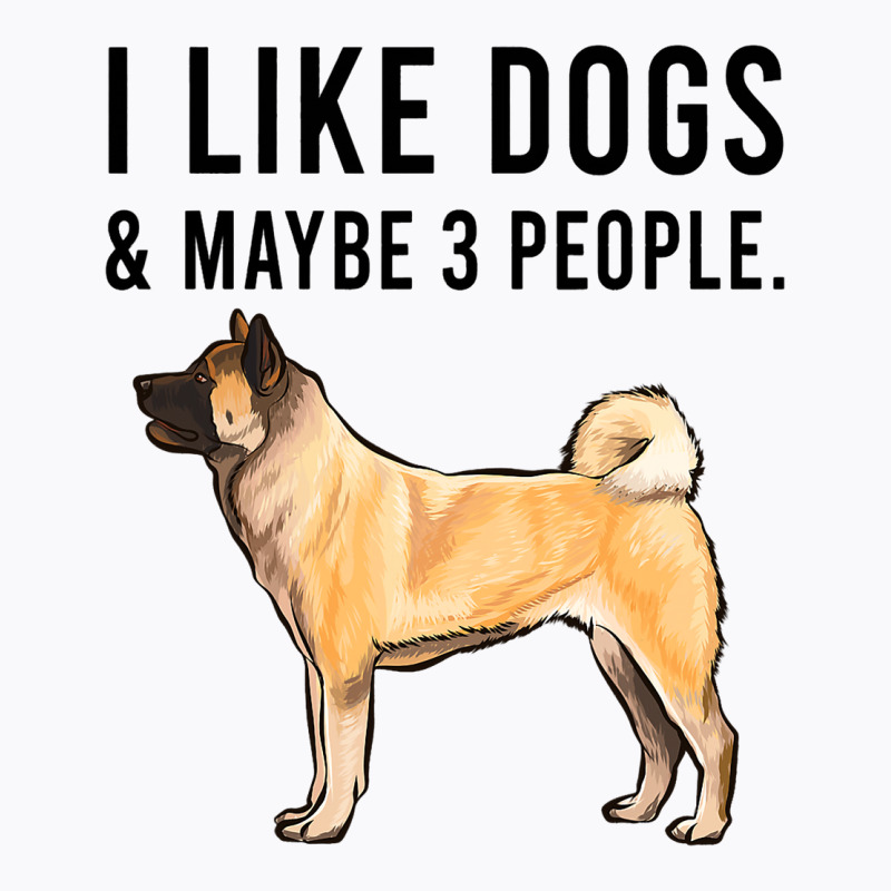 Funny I Like Akita Dogs And Maybe 3 People 2 T-shirt | Artistshot