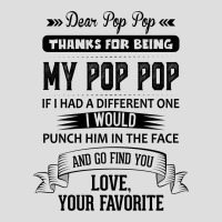 Dear Pop Pop, Love, Your Favorite Glass Tumbler | Artistshot