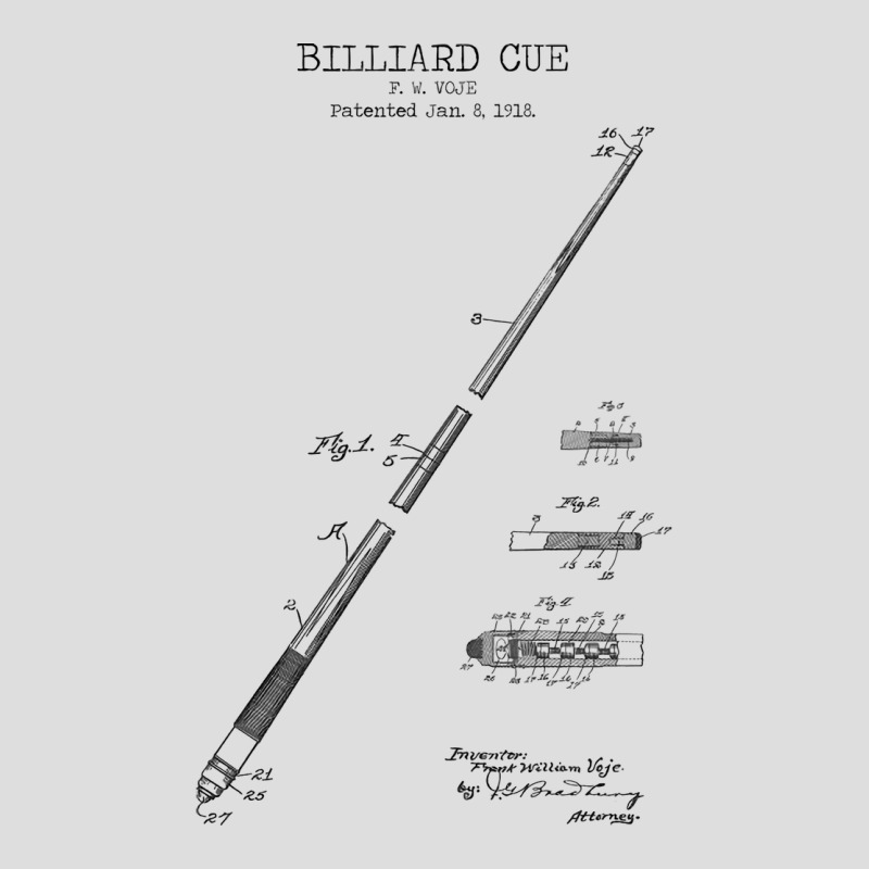 Billiard Cue Patent Glass Tumbler | Artistshot