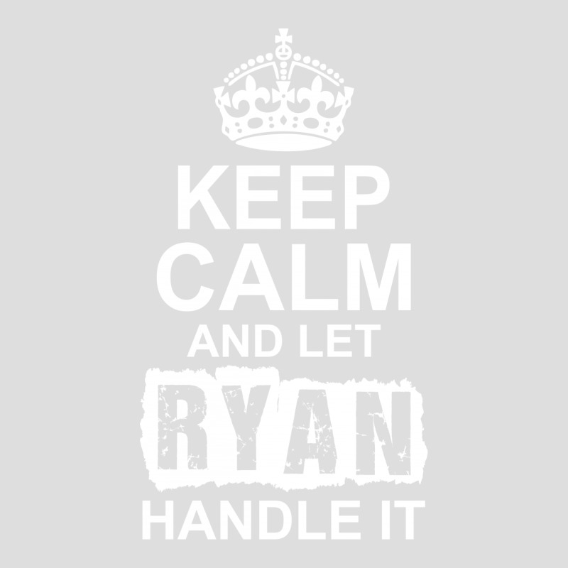 Keep Calm And Let Ryan Handle It Glass Tumbler | Artistshot