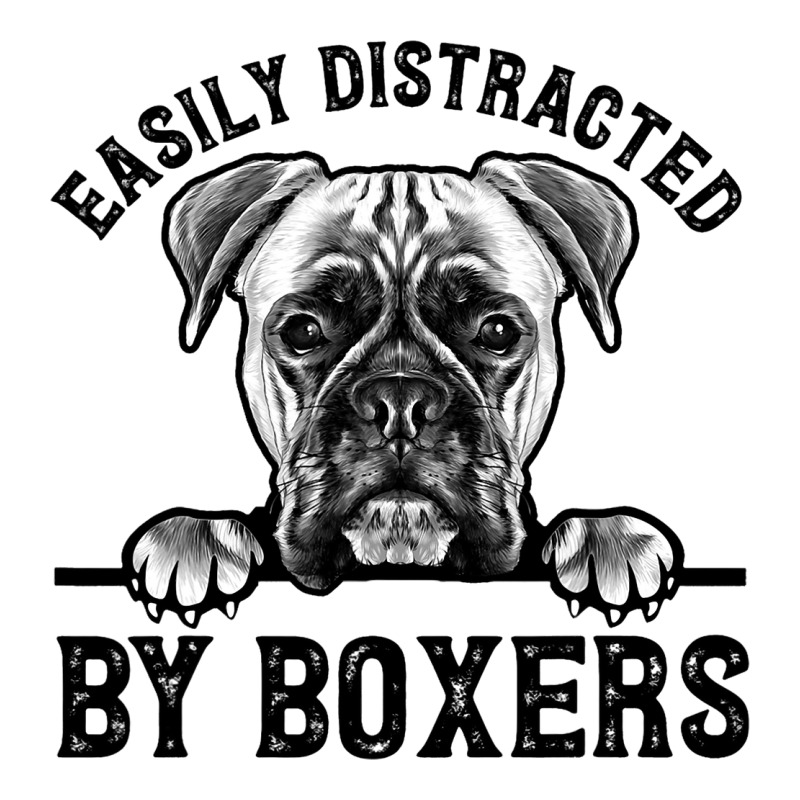 Hobo Care Boxer Rescue Easily Distracted By Boxers Crewneck Sweatshirt | Artistshot