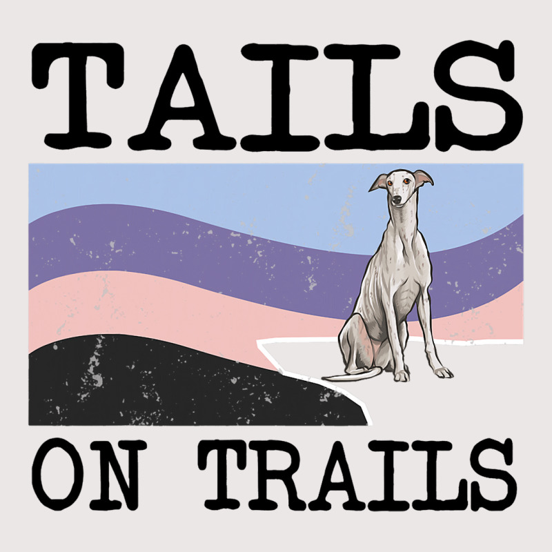 Greyhound Tails On Trails Funny Dog Hiking Pocket T-shirt | Artistshot