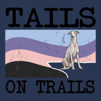 Greyhound Tails On Trails Funny Dog Hiking Men Denim Jacket | Artistshot