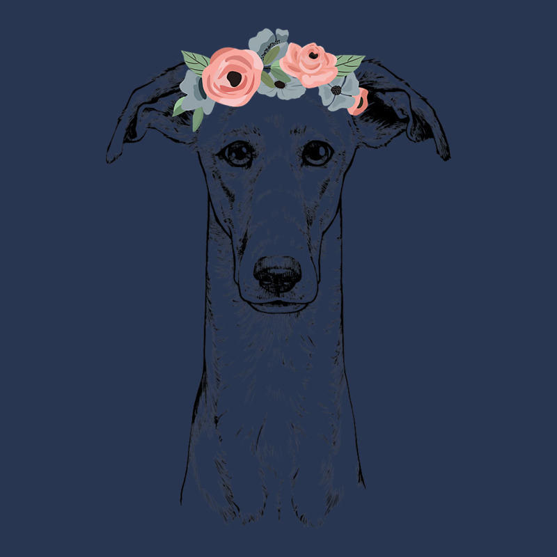 Greyhound With Floral Headband Dog Mom Men Denim Jacket by KamariSalisbur | Artistshot