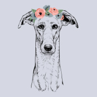 Greyhound With Floral Headband Dog Mom Fleece Short | Artistshot