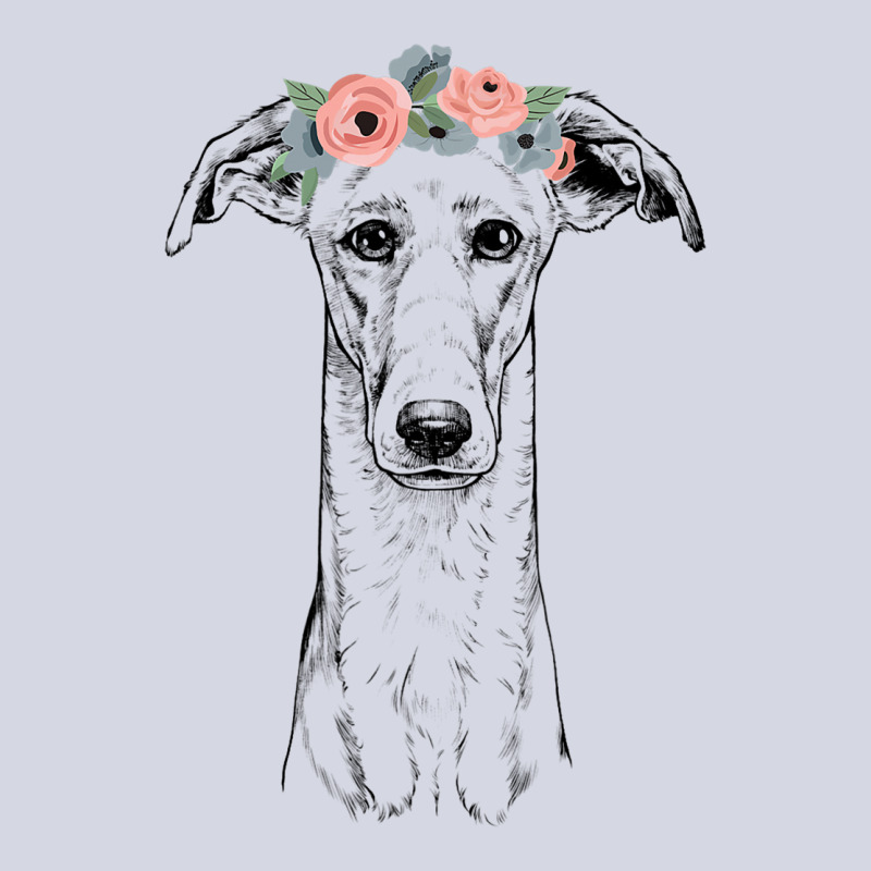 Greyhound With Floral Headband Dog Mom Fleece Short by KamariSalisbur | Artistshot