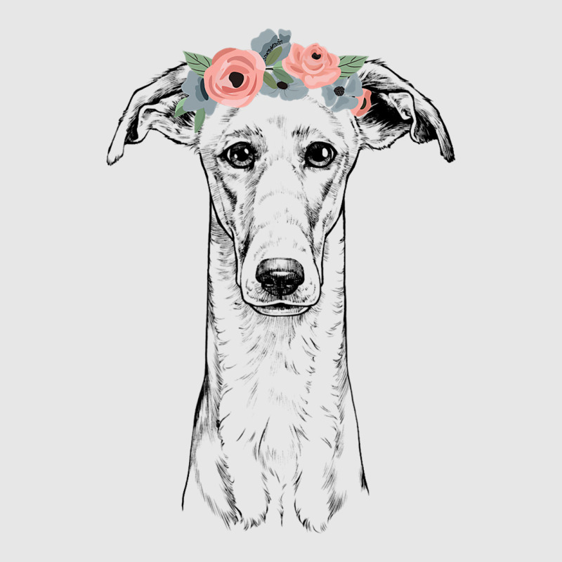 Greyhound With Floral Headband Dog Mom Unisex Jogger by KamariSalisbur | Artistshot