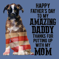 Happy Fathers Day To My Amazing Daddy Boxer Dog Lightweight Hoodie | Artistshot