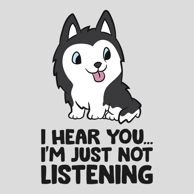 I Hear You Im Just Not Listening Siberian Husky Men's Polo Shirt | Artistshot