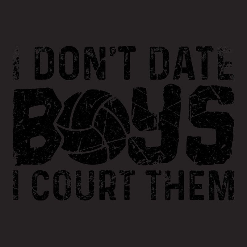 I Dont Date Boys I Court Them Funny Volleyball Vintage Cap by JavionGranger | Artistshot