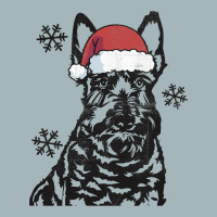 Funny Scottish Terrier Christmas Santa Hat Xmas Mo Unisex Sherpa-lined Denim Jacket | Artistshot