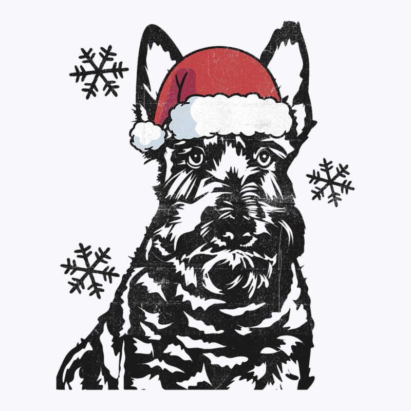 Funny Scottish Terrier Christmas Santa Hat Xmas Mo Tank Top by NariahPringl | Artistshot