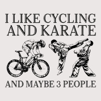 I Like Cycling And Karate And Maybe 3 People Karat Pocket T-shirt | Artistshot