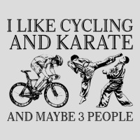 I Like Cycling And Karate And Maybe 3 People Karat Men's Polo Shirt | Artistshot