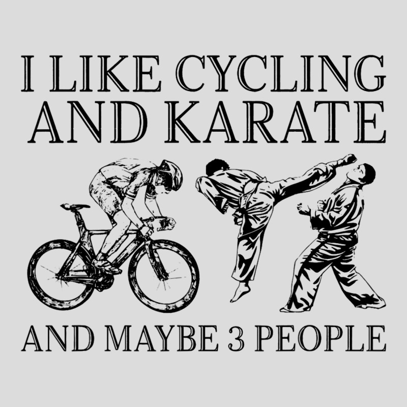 I Like Cycling And Karate And Maybe 3 People Karat Men's Polo Shirt by KaleiaPeckham | Artistshot