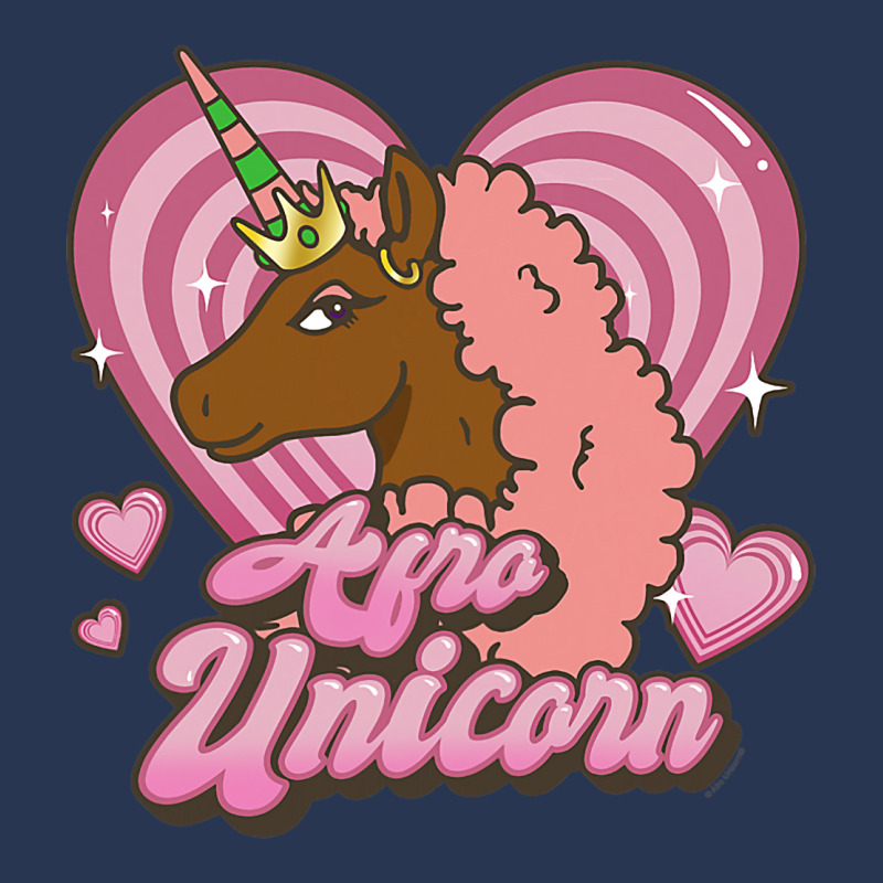 Afro Unicorn Caramel Logo Heart Sparkles V2 Ladies Denim Jacket by BristolEstes | Artistshot