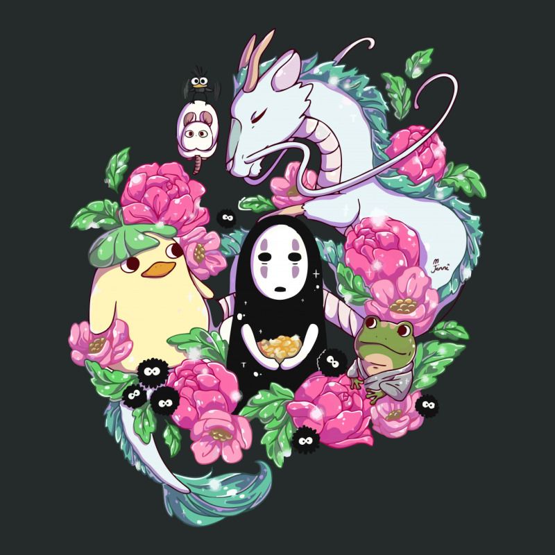 Studio Ghibli Women's Triblend Scoop T-shirt by mazikos | Artistshot