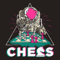 Astronaut Chess Player Checkmate Grandmaster Chess Tank Top | Artistshot