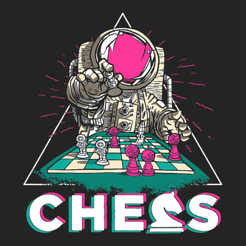 Astronaut Chess Player Checkmate Grandmaster Chess 3/4 Sleeve Shirt by YarielHaskel | Artistshot