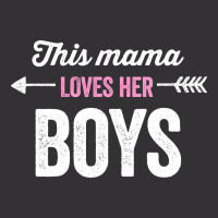 This Mama Loves Her Boys 2 Vintage Hoodie | Artistshot