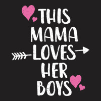 This Mama Loves Her Boys T-shirt | Artistshot