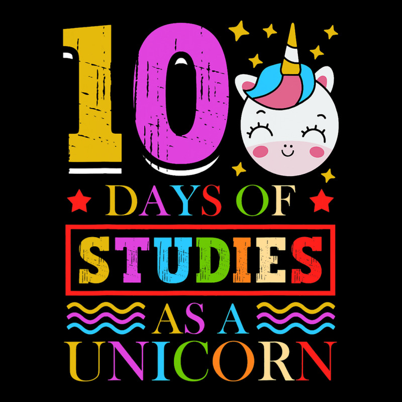 100 Days Of Studies As A Unicorn School Pony Schoo Zipper Hoodie | Artistshot