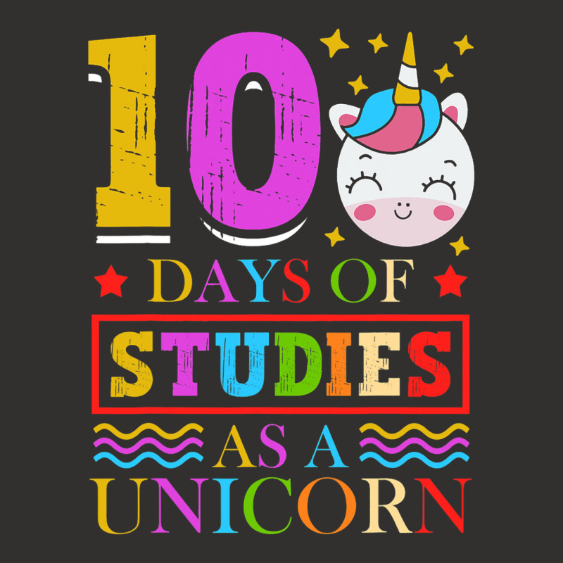 100 Days Of Studies As A Unicorn School Pony Schoo Champion Hoodie | Artistshot