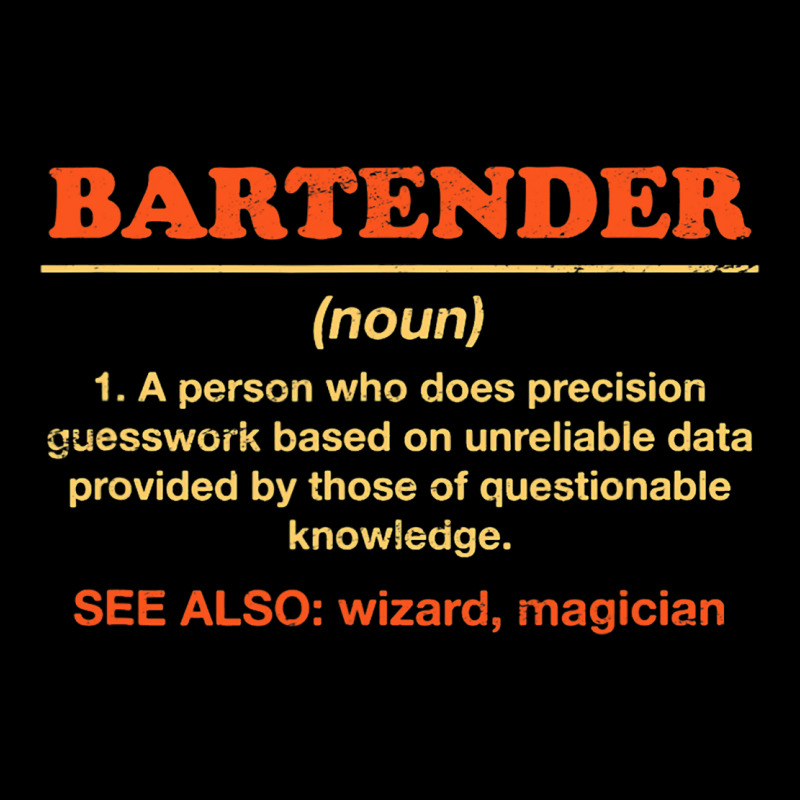 Bartender Definition Funny Bartending Humor Mixolo Women's V-Neck T-Shirt by KochDestines | Artistshot