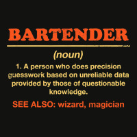 Bartender Definition Funny Bartending Humor Mixolo Scorecard Crop Tee | Artistshot