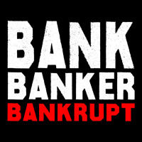 Bank Banker Banrupt Financial Crisis Protest Maternity Scoop Neck T-shirt | Artistshot