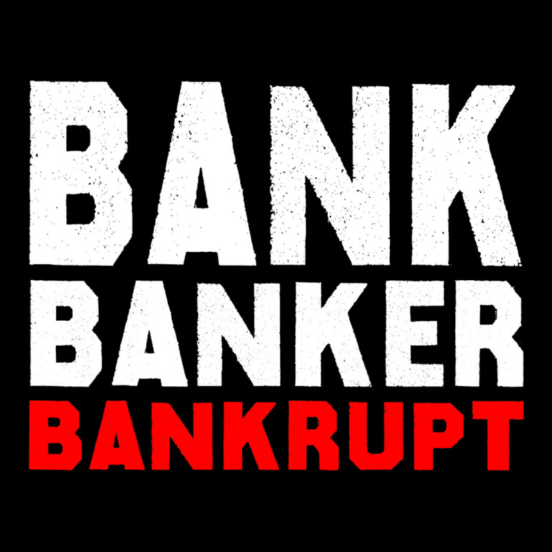 Bank Banker Banrupt Financial Crisis Protest Maternity Scoop Neck T-shirt by SweetCurl | Artistshot