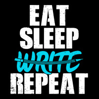 Author Eat Sleep Write Repeat Writing Books Ghostw Legging | Artistshot