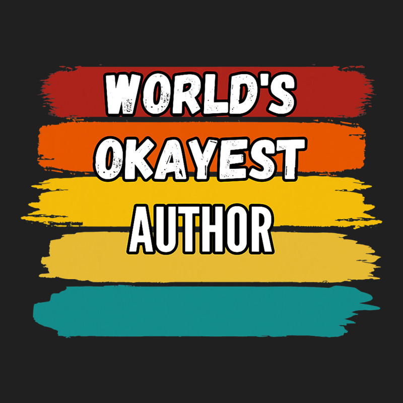 Author Gifts Worlds Okayest Author Ladies Polo Shirt by Onvibrant | Artistshot