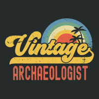 Archaeologist Vintage Sunset Profession Retro Job  Women's Triblend Scoop T-shirt | Artistshot