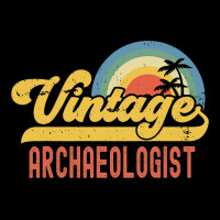 Archaeologist Vintage Sunset Profession Retro Job  Women's V-neck T-shirt | Artistshot