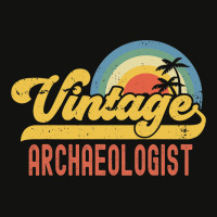 Archaeologist Vintage Sunset Profession Retro Job  Scorecard Crop Tee | Artistshot