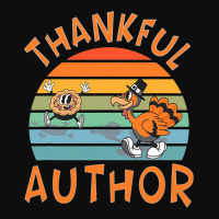 Author Job Funny Thanksgiving Crop Top | Artistshot