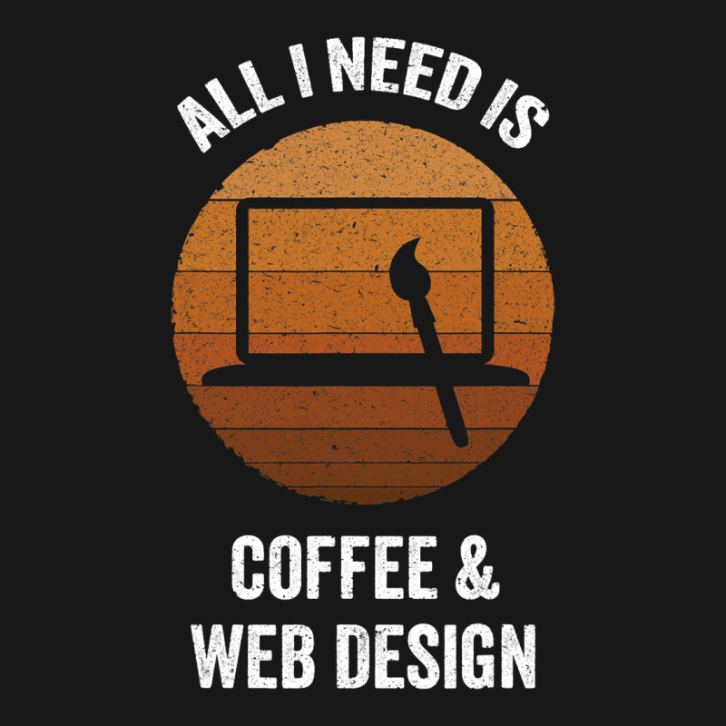 All I Need Coffee Web Design Vintage Website Codin Flannel Shirt | Artistshot