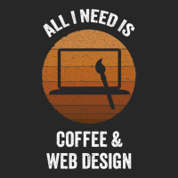 All I Need Coffee Web Design Vintage Website Codin Men's T-shirt Pajama Set | Artistshot