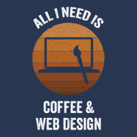 All I Need Coffee Web Design Vintage Website Codin Men Denim Jacket | Artistshot