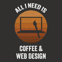 All I Need Coffee Web Design Vintage Website Codin Champion Hoodie | Artistshot