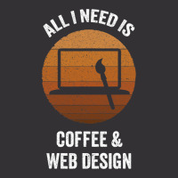 All I Need Coffee Web Design Vintage Website Codin Vintage Hoodie And Short Set | Artistshot