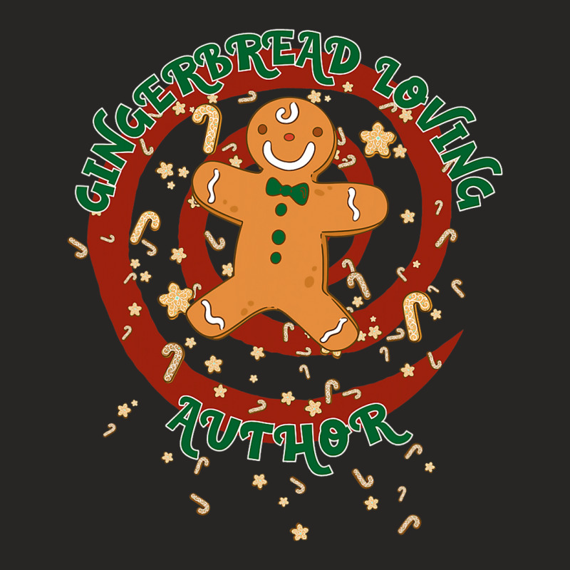 Author Job Gingerbread Funny Xmas Ladies Fitted T-Shirt by LoralieDemars | Artistshot