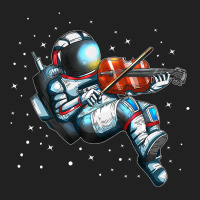 Astronaut Music Violin Player Cosmonaut Violin Ins Basic T-shirt | Artistshot